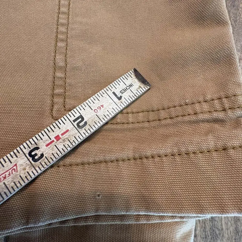 Carhartt Shorts Mens 38 Beige Canvas Rugged Flex Relaxed Fit Work 9 Inseam